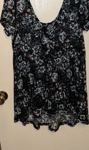 Torrid Sz 0 Lace Babydoll Top NWT